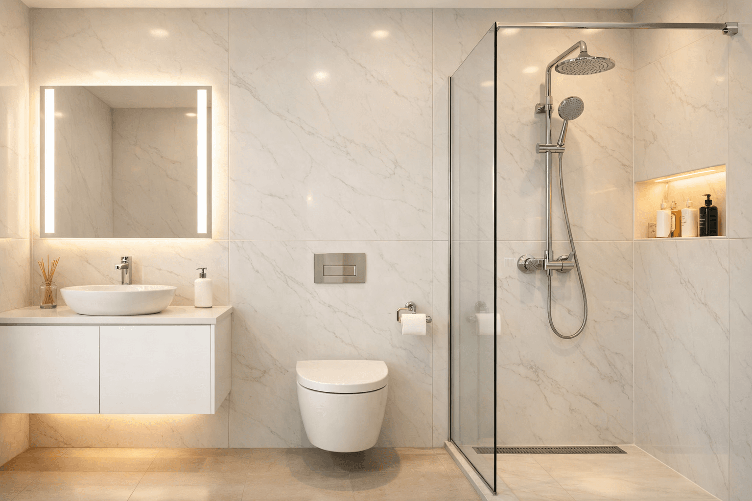 PVC Панели за Баня: Пълно Ръководство за Модерна Баня без Плочки [2026]