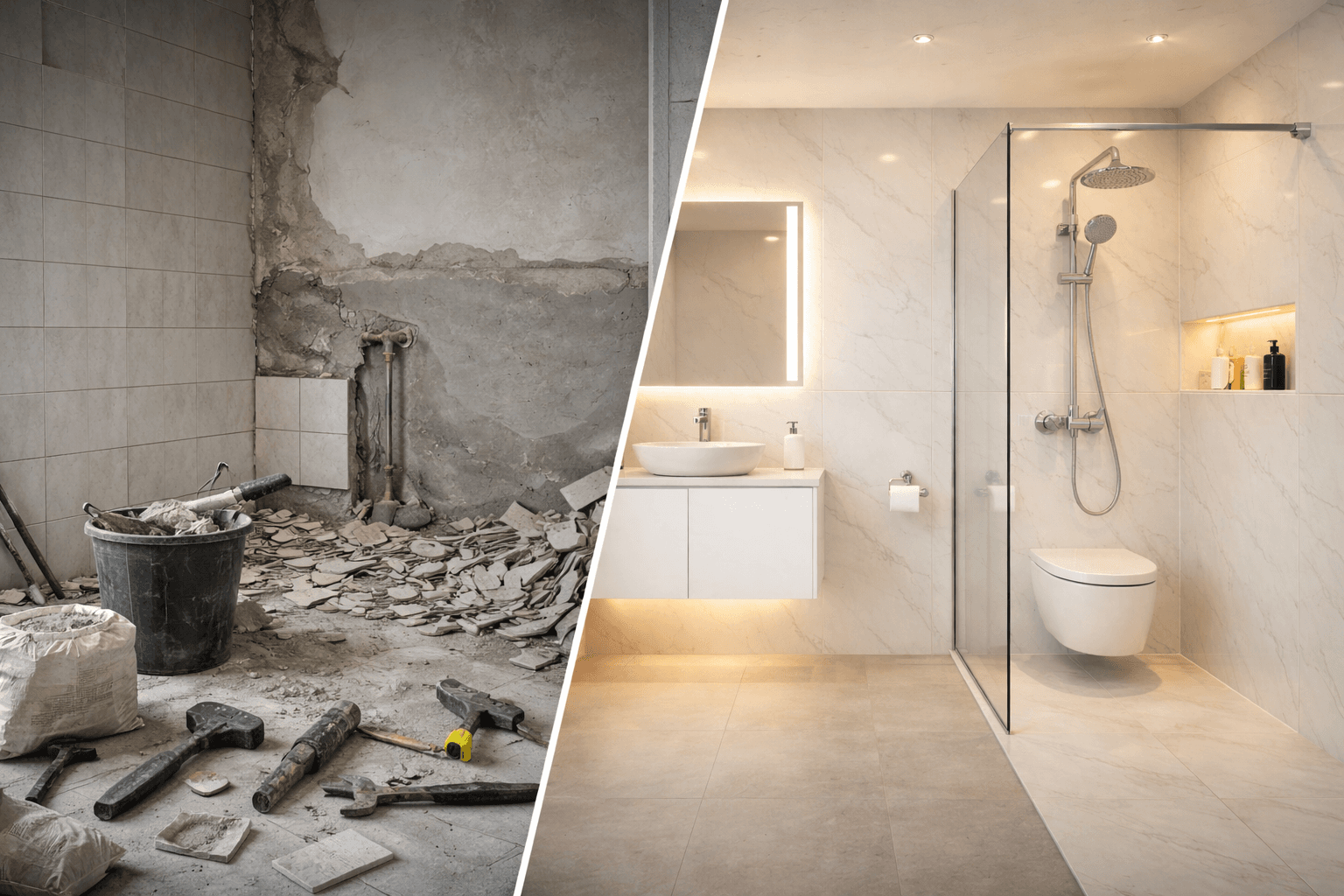 Колко Струва Ремонт на Баня с PVC Панели? Реални Цени за 2026