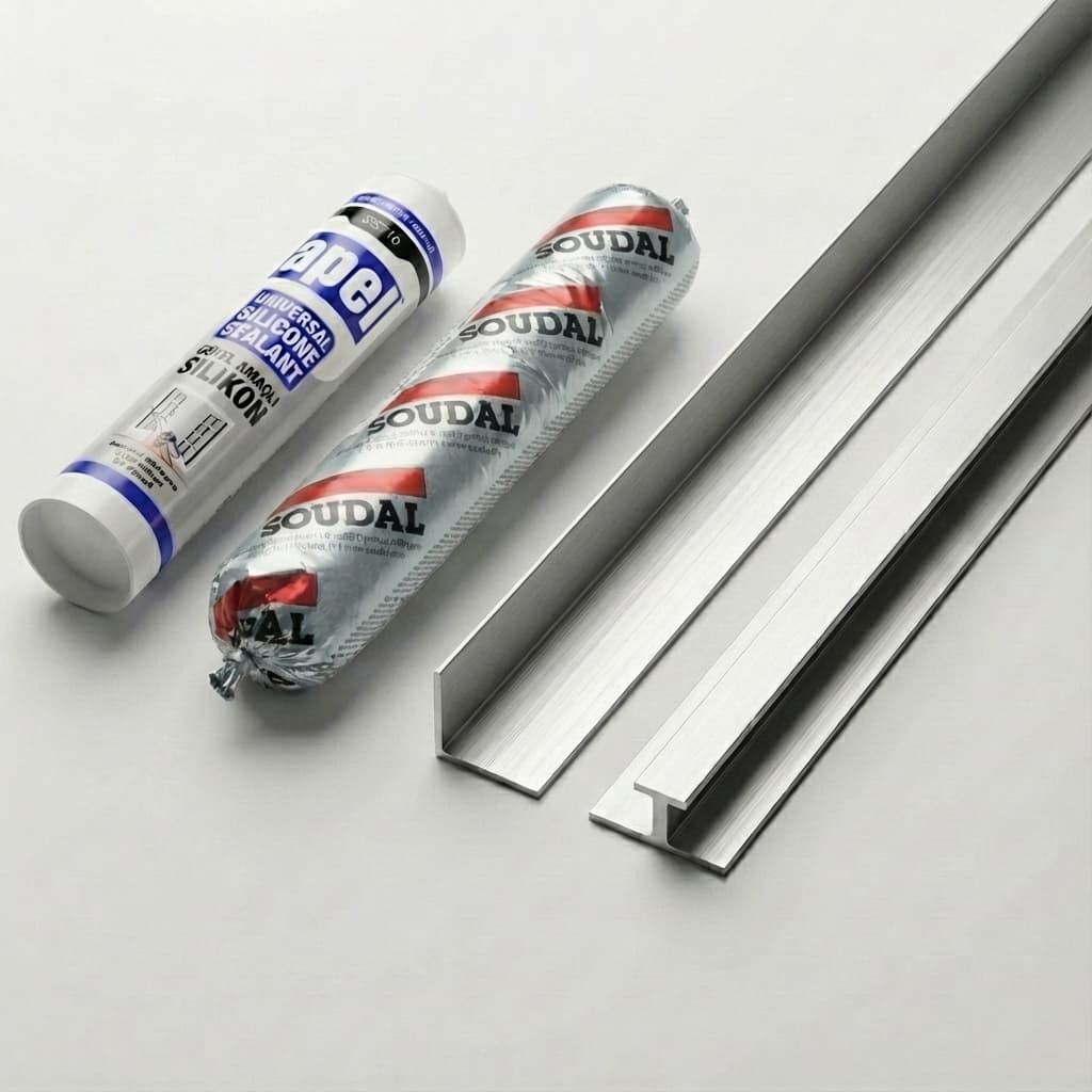 Finishing profiles and accessories for wall panel installation