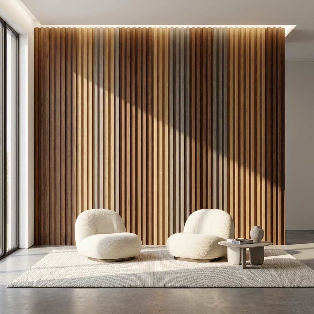 Elegant decorative MDF wall paneling for living room