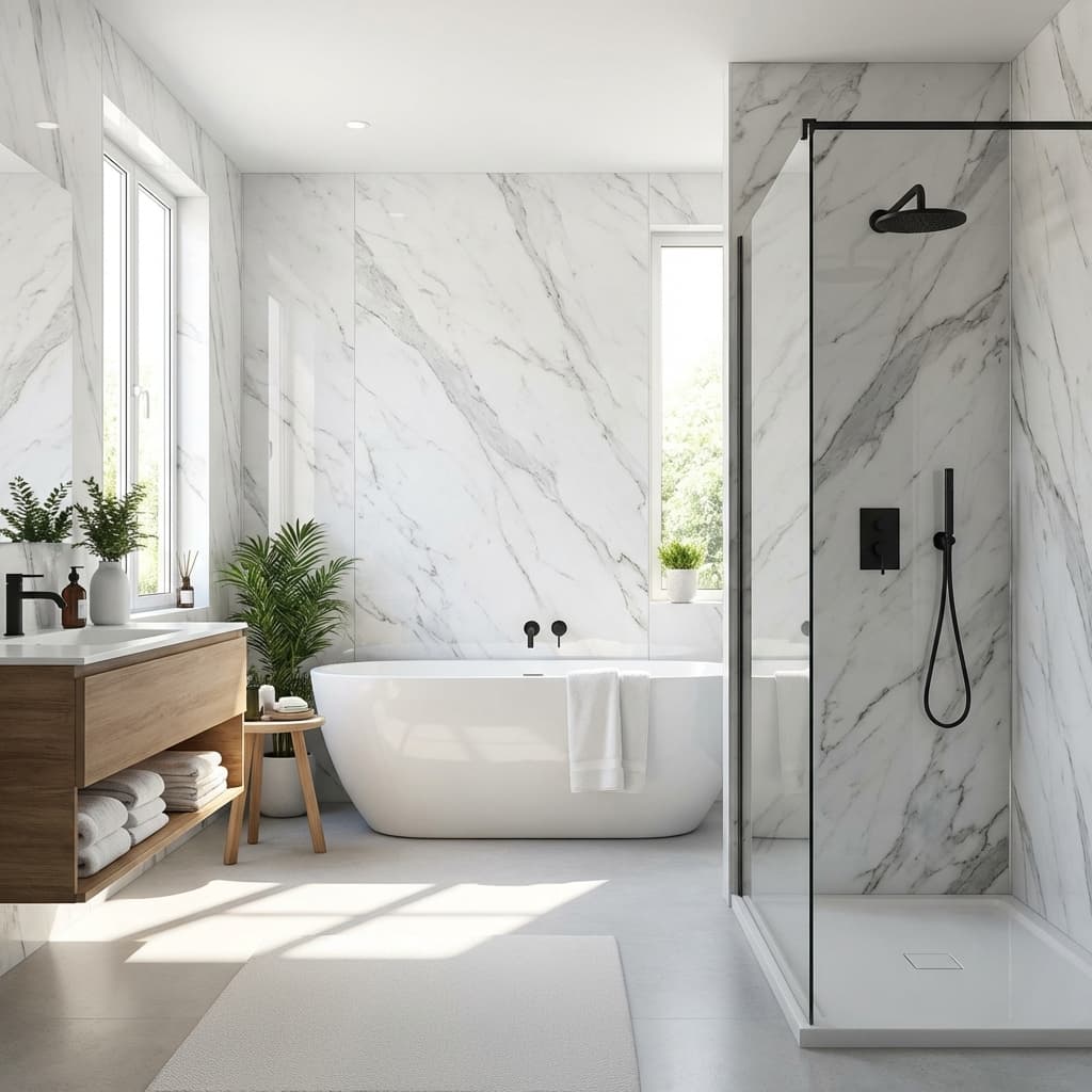 PVC Панели за Баня: 100% Водоустойчивост и Тестове